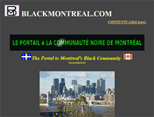Tablet Screenshot of blackmontreal.com